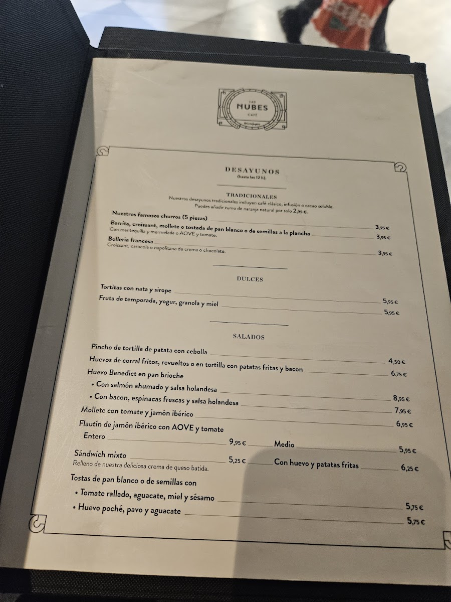 Menu Las Nubes Restaurante Castellana-3