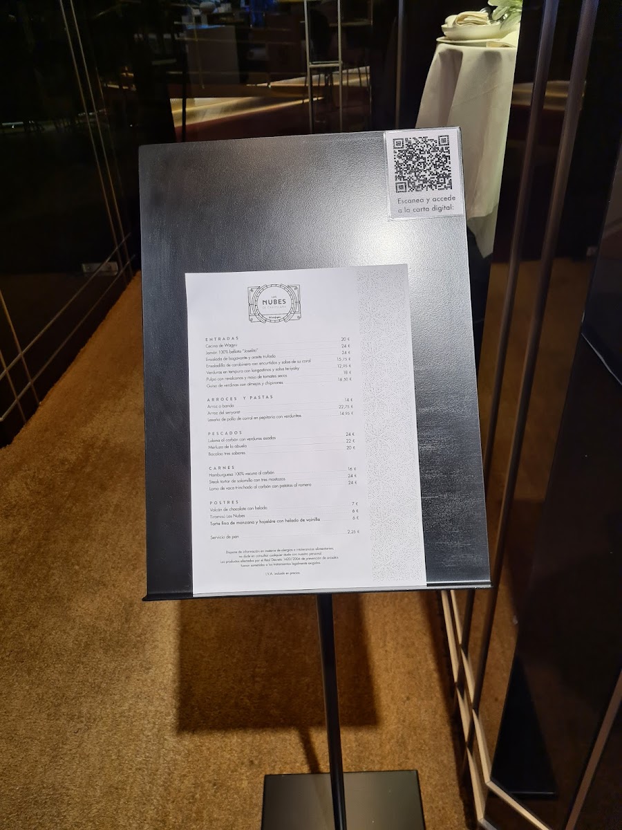 Menu Las Nubes Restaurante Castellana-8